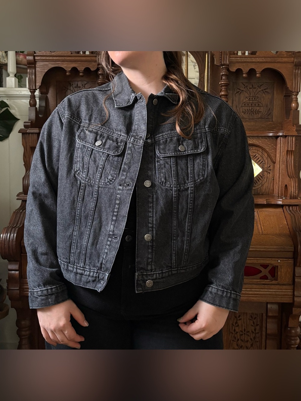 Old Navy new with tags black denim jacket